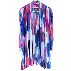 LIKE New Ali Miles Open Front Duster Top